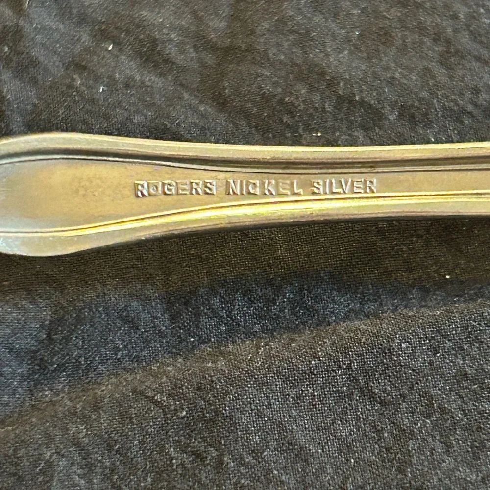 Rogers Nickel Silver Art Nouveau Spoon- silver plated
